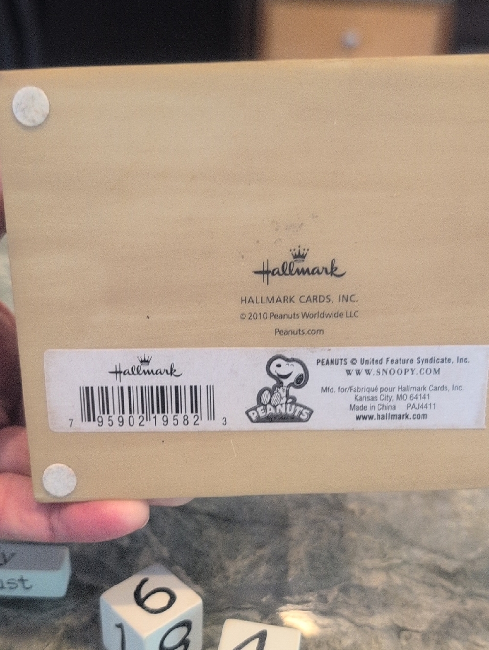 Peanuts Snoopy & Charlie Brown Perpetual Desk Calendar, Collectible - Picture 13 of 15